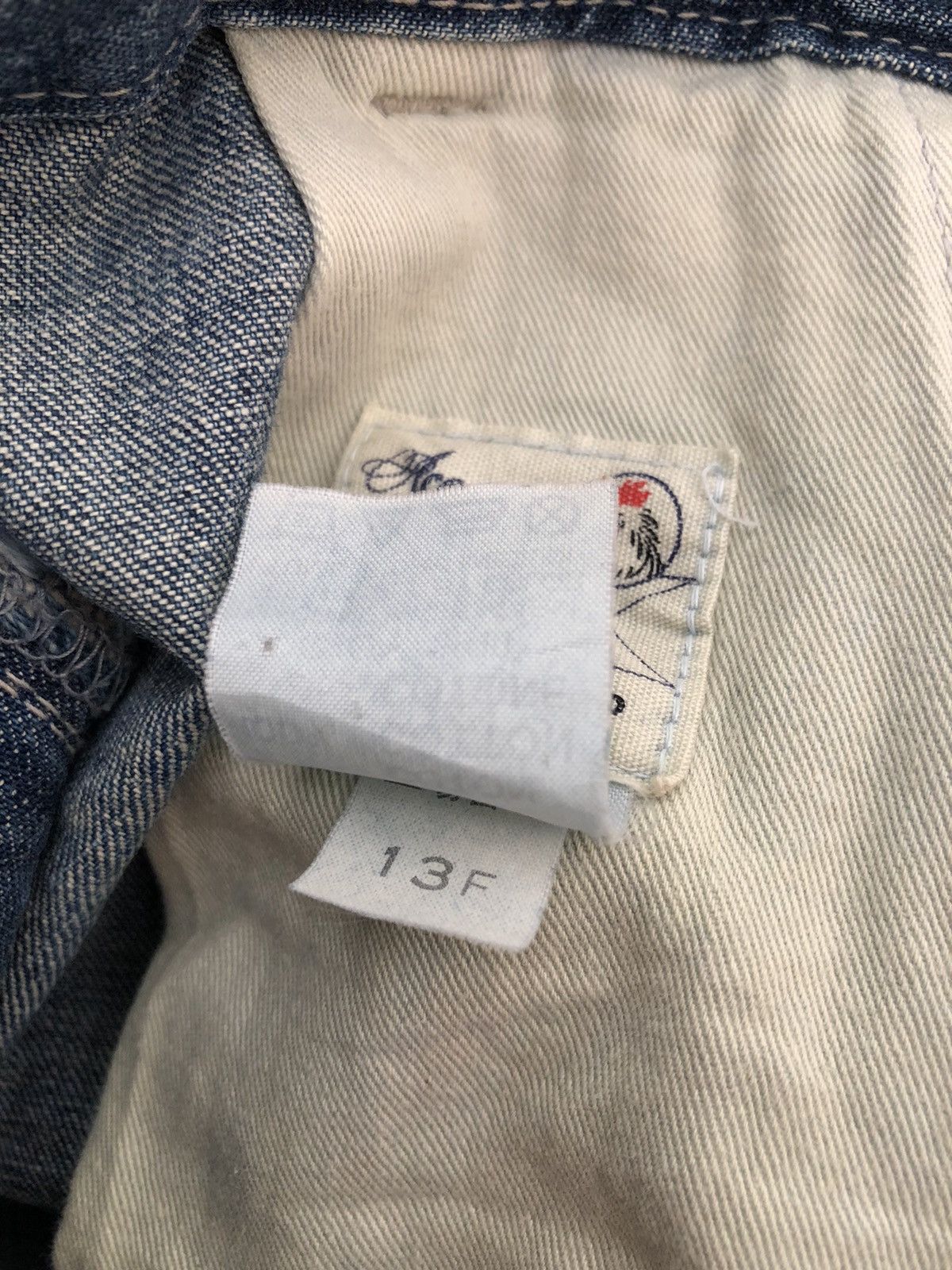 Vintage Vintage Acoustic Japan Faded Blue Denim Cargo Trouser Pant Size US 30 / EU 46 - 25 Thumbnail