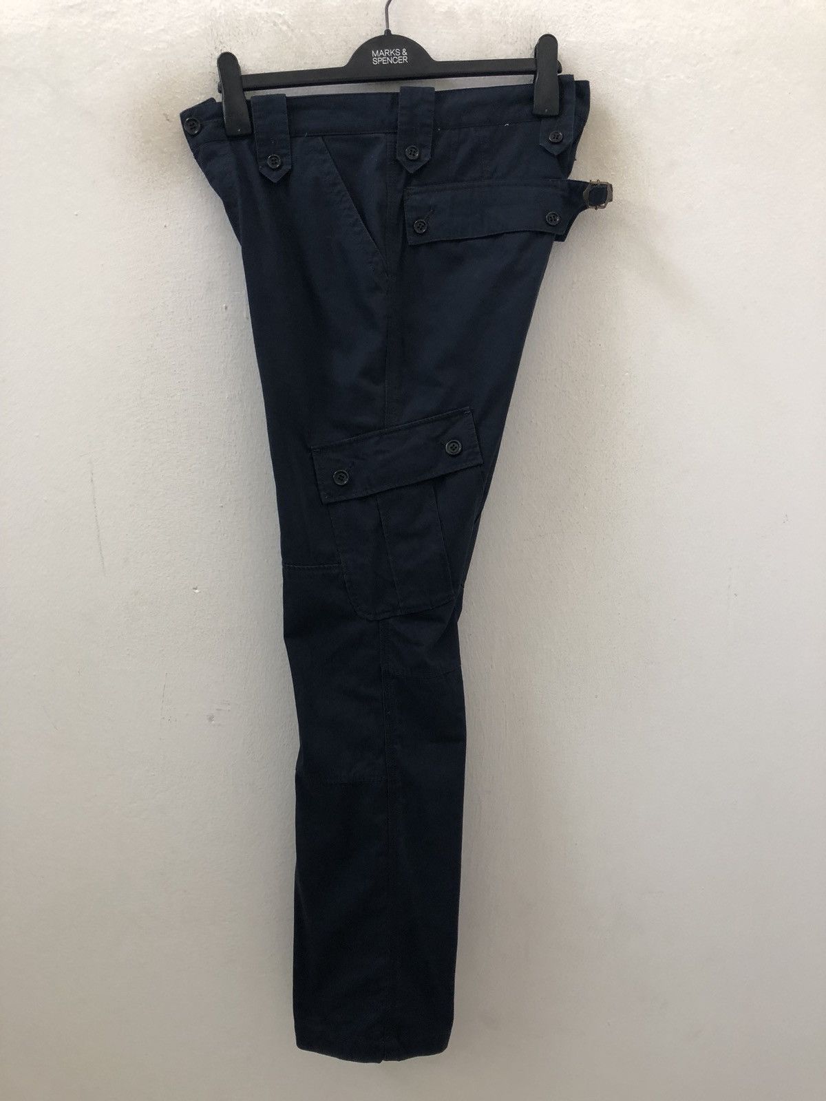 Vintage On Board Japan Multiple Pocket Buckle Back Blue Navy Cargo Size US 32 / EU 48 - 12 Thumbnail