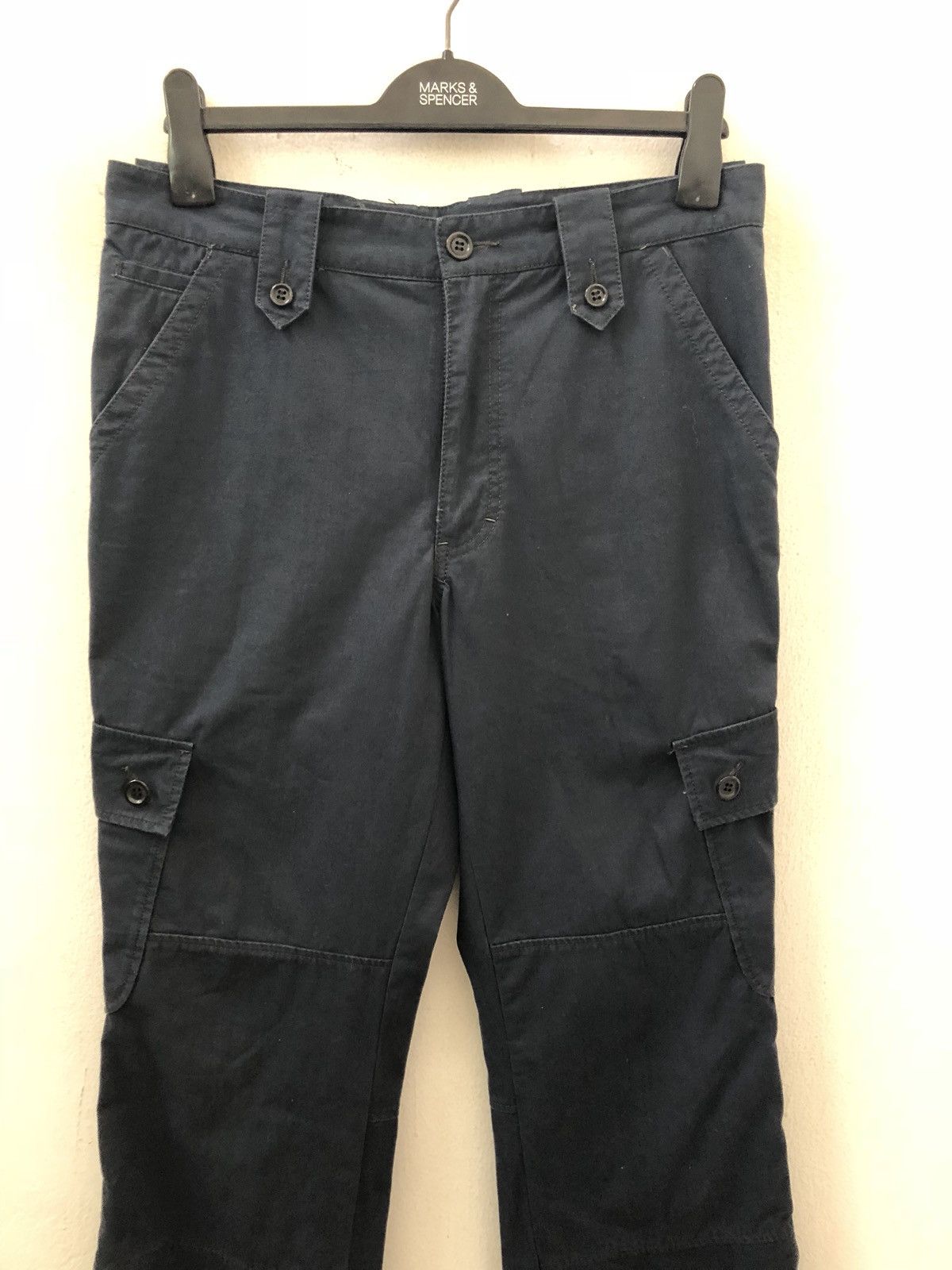 Vintage On Board Japan Multiple Pocket Buckle Back Blue Navy Cargo Size US 32 / EU 48 - 8 Thumbnail
