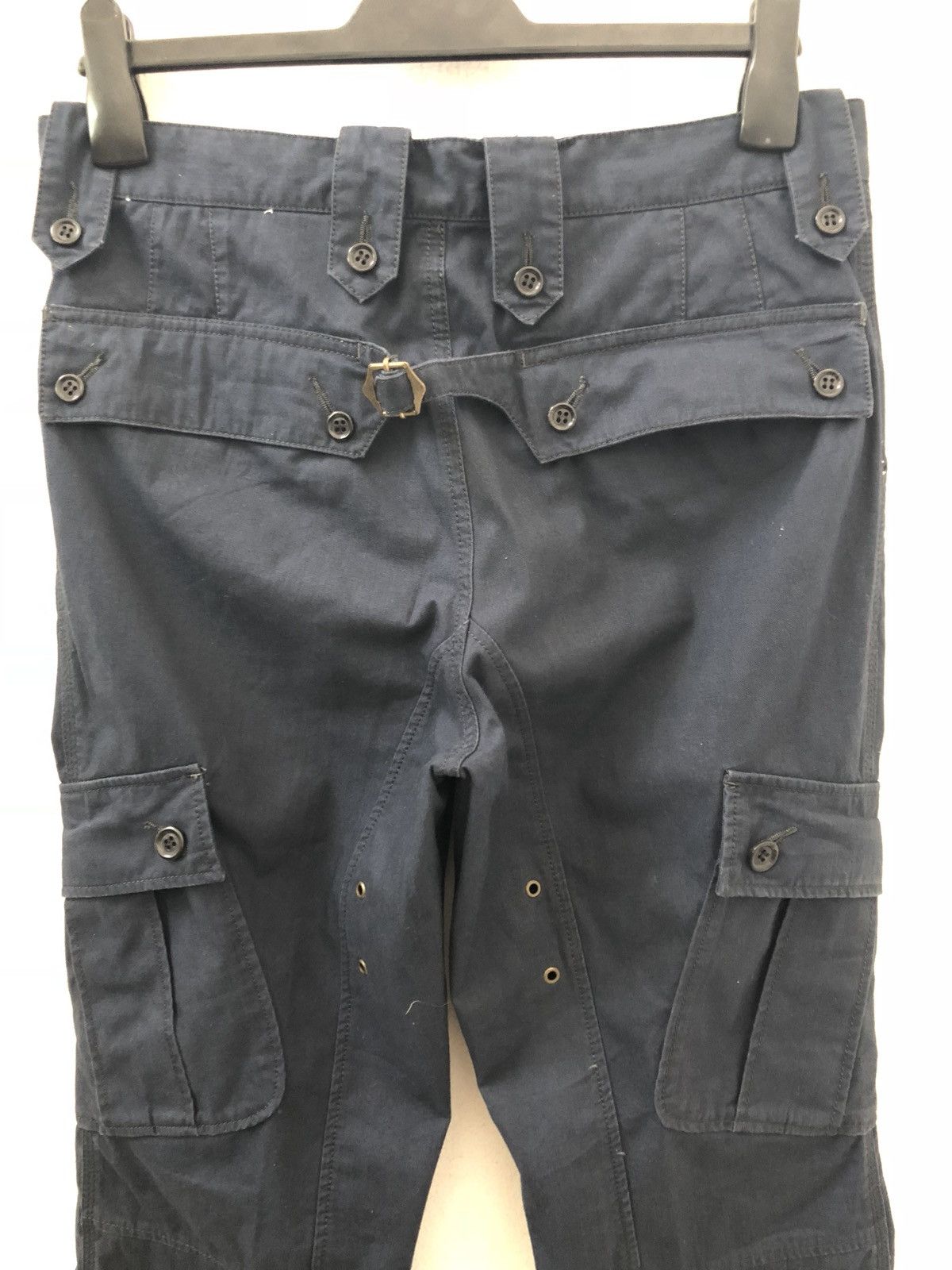 Vintage On Board Japan Multiple Pocket Buckle Back Blue Navy Cargo Size US 32 / EU 48 - 2 Thumbnail
