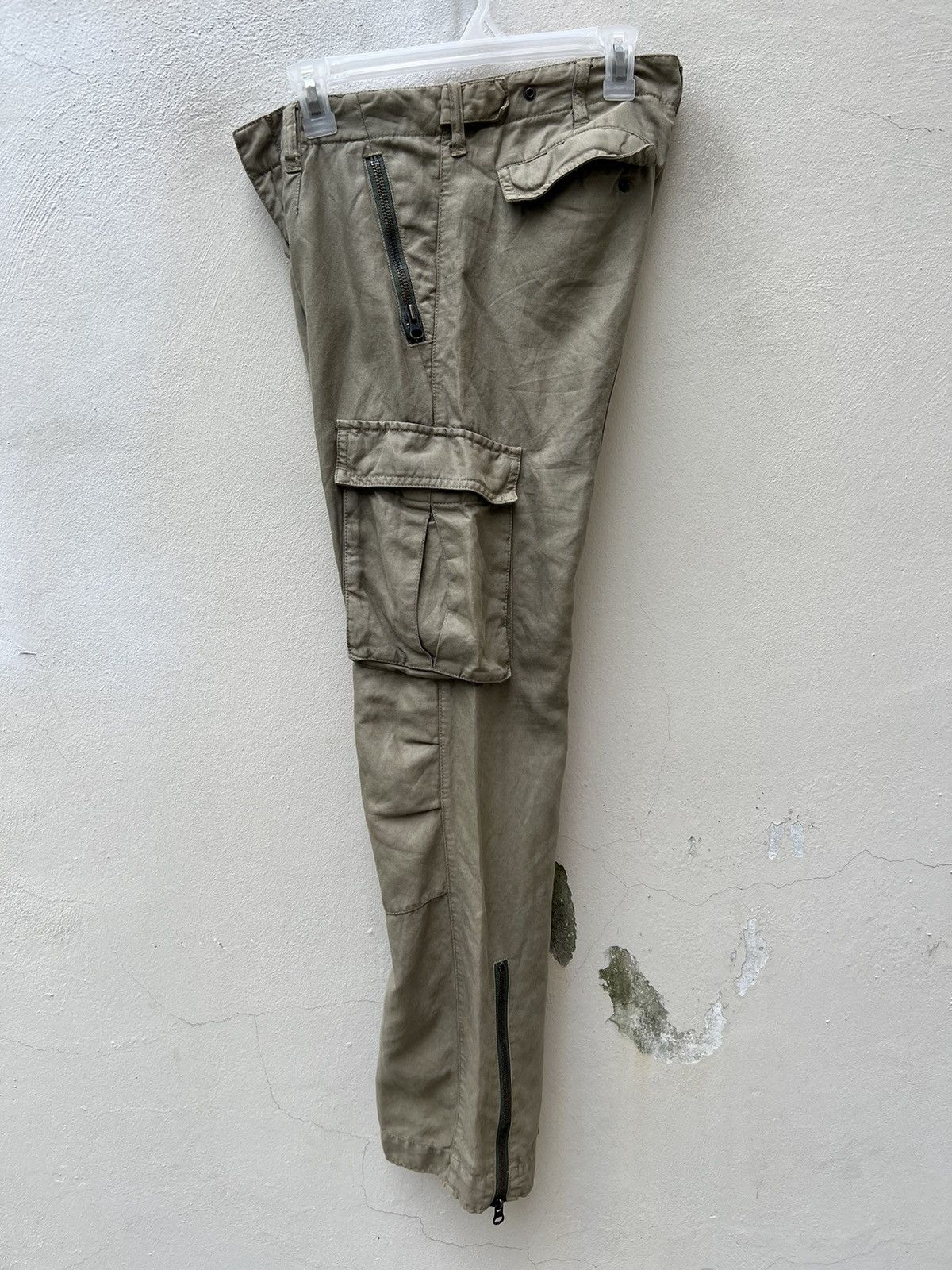United Arrows Blue Label Multi Zipper Linen Blend Cargo Trouser Pant Size US 30 / EU 46 - 18 Thumbnail