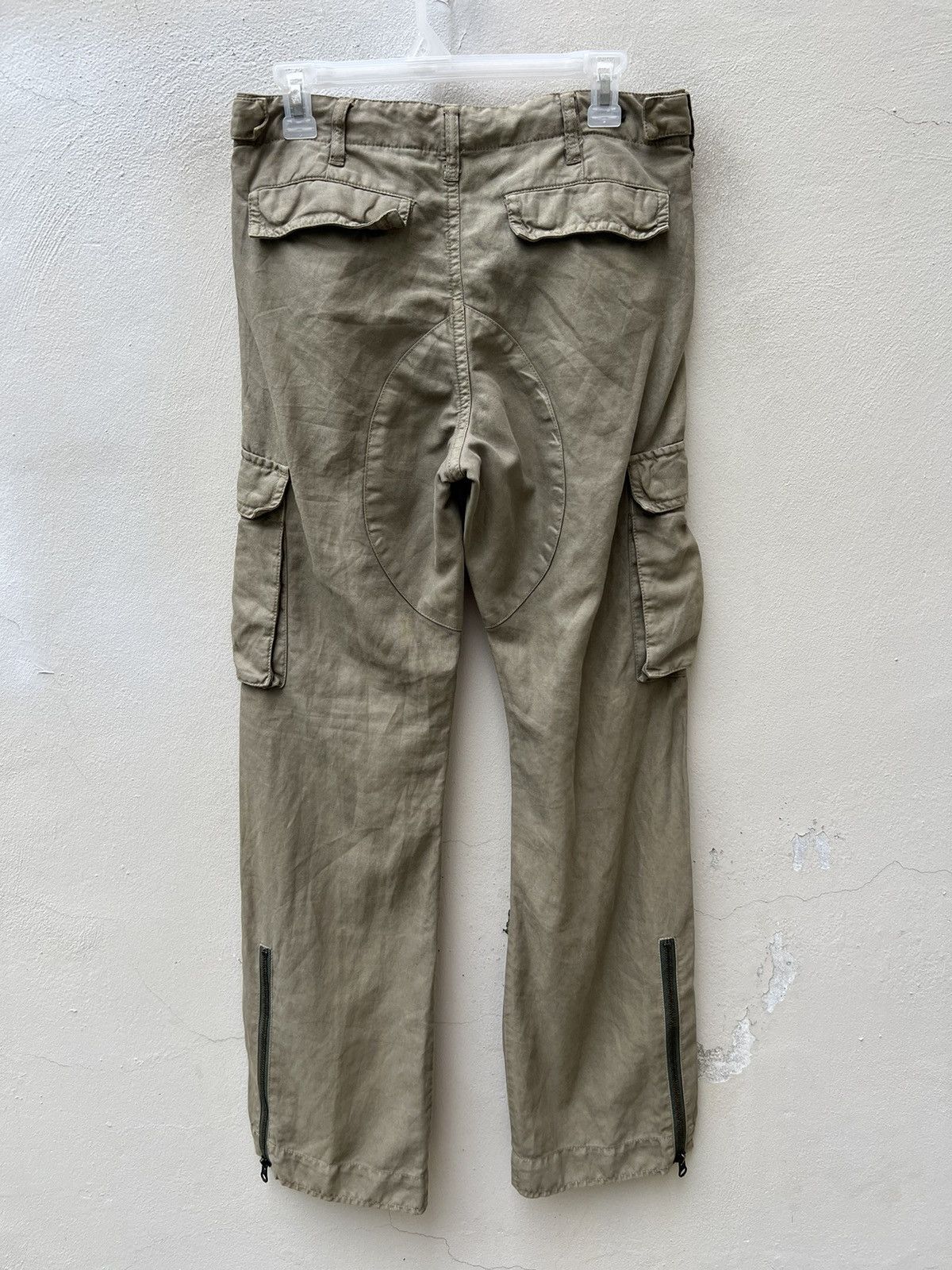 United Arrows Blue Label Multi Zipper Linen Blend Cargo Trouser Pant Size US 30 / EU 46 - 12 Thumbnail