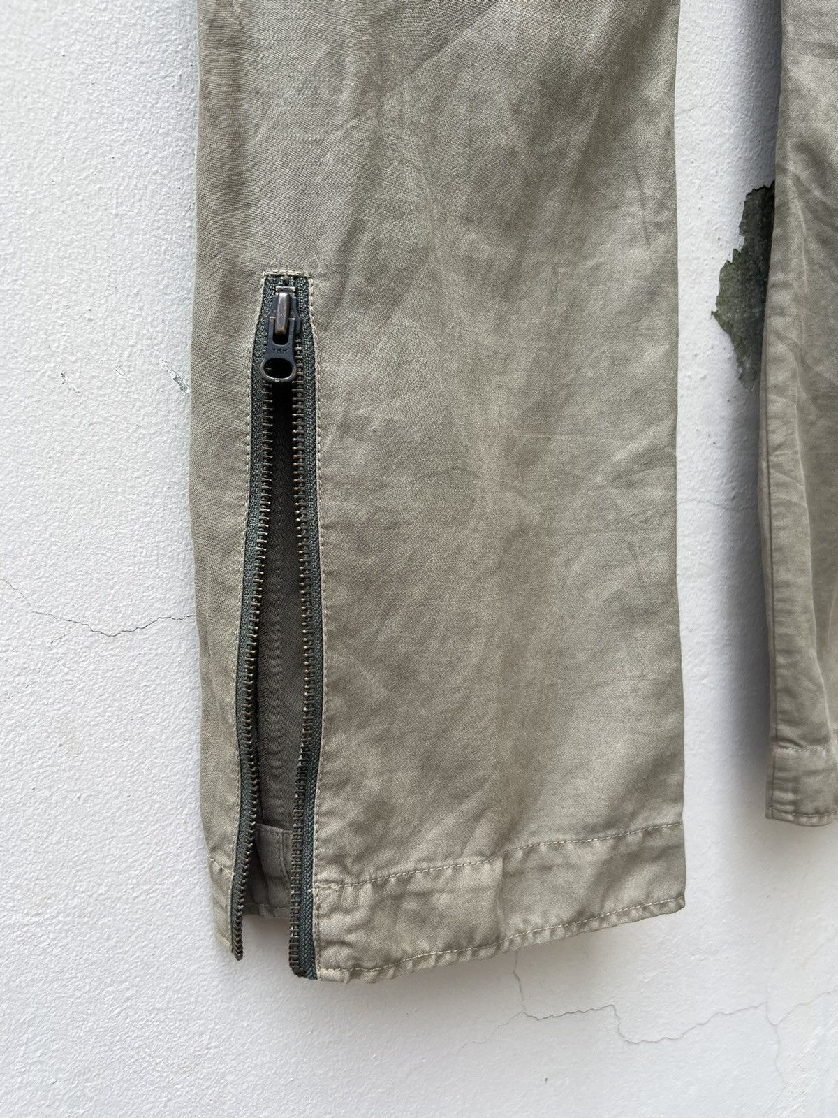 United Arrows Blue Label Multi Zipper Linen Blend Cargo Trouser Pant Size US 30 / EU 46 - 15 Thumbnail
