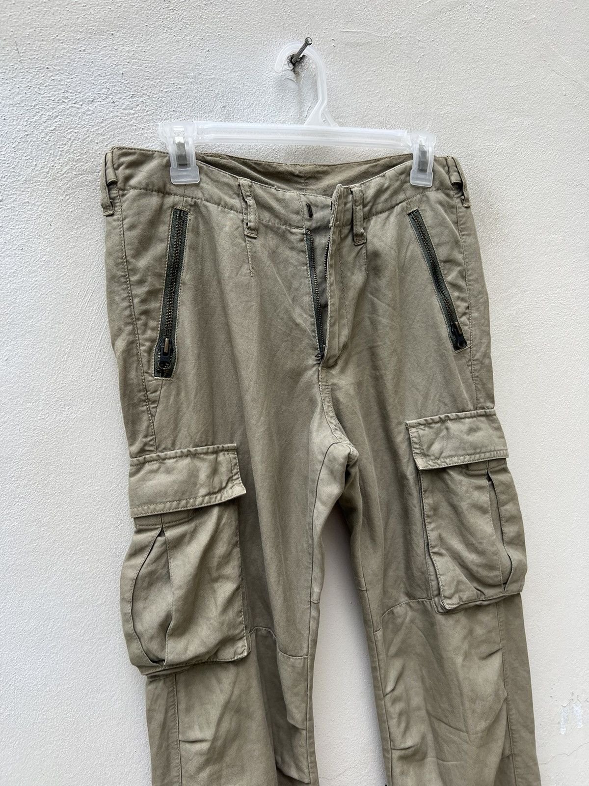 United Arrows Blue Label Multi Zipper Linen Blend Cargo Trouser Pant Size US 30 / EU 46 - 8 Thumbnail