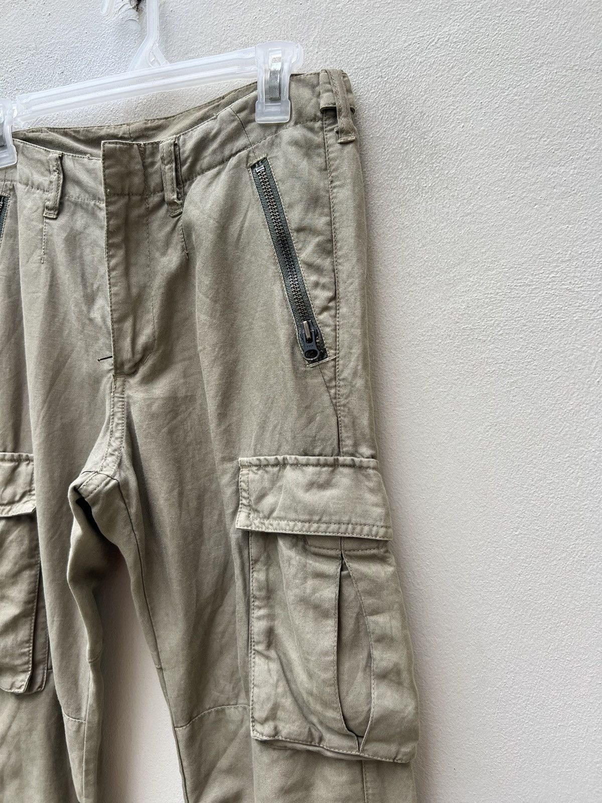 United Arrows Blue Label Multi Zipper Linen Blend Cargo Trouser Pant Size US 30 / EU 46 - 10 Thumbnail