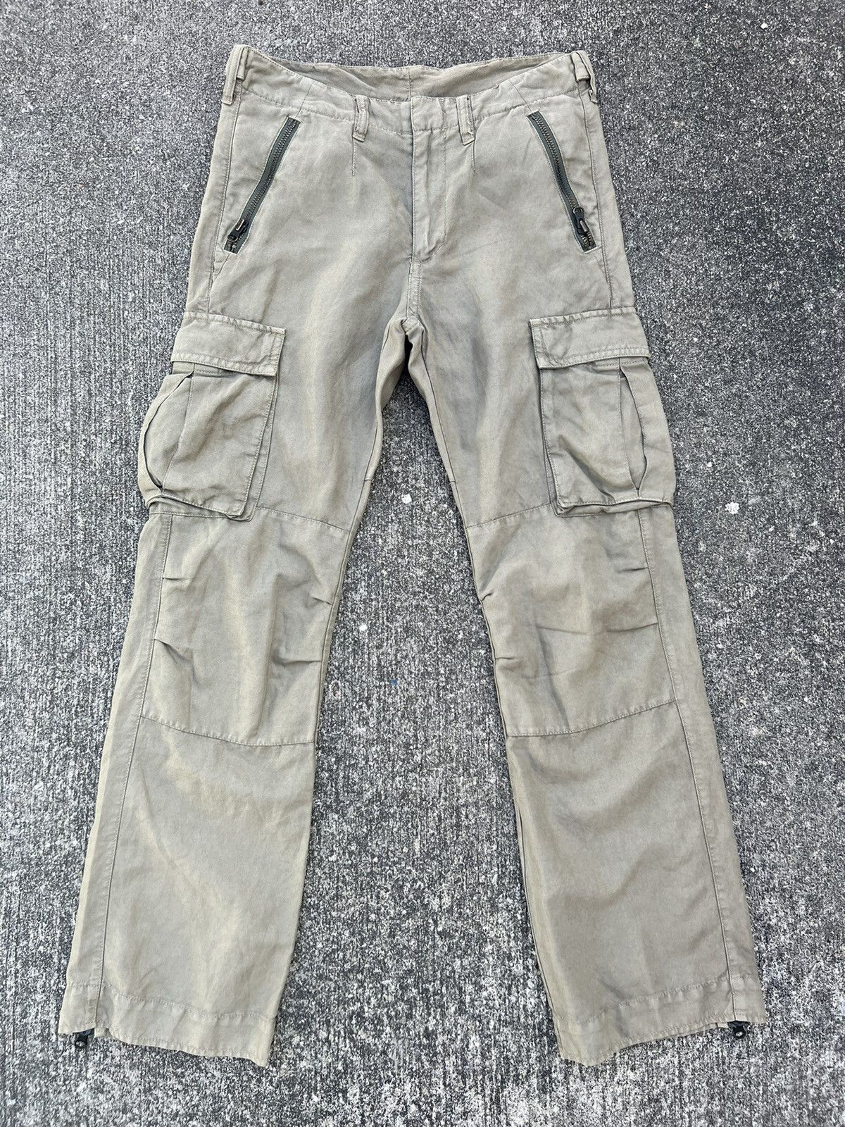 United Arrows Blue Label Multi Zipper Linen Blend Cargo Trouser Pant Size US 30 / EU 46 - 1 Thumbnail
