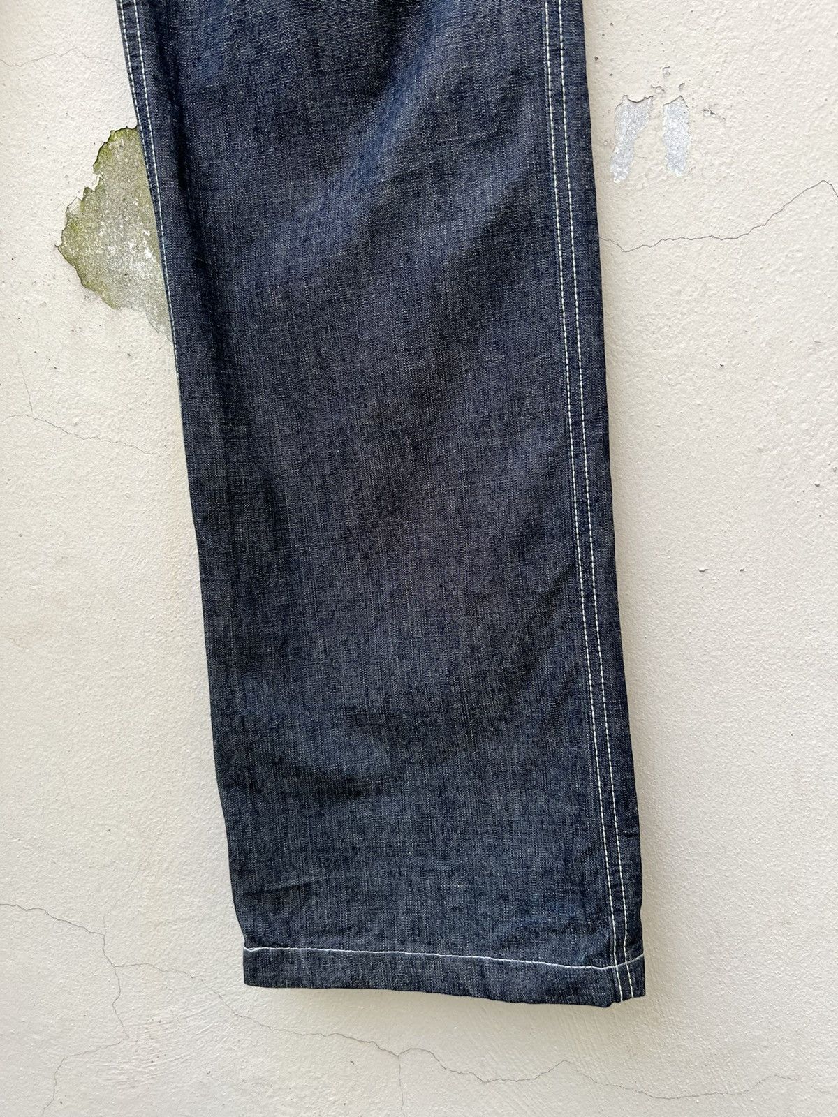 Vintage Vintage Perfect World Japan Baggy Hybrid Denim Cargo Trouser Size US 30 / EU 46 - 6 Thumbnail