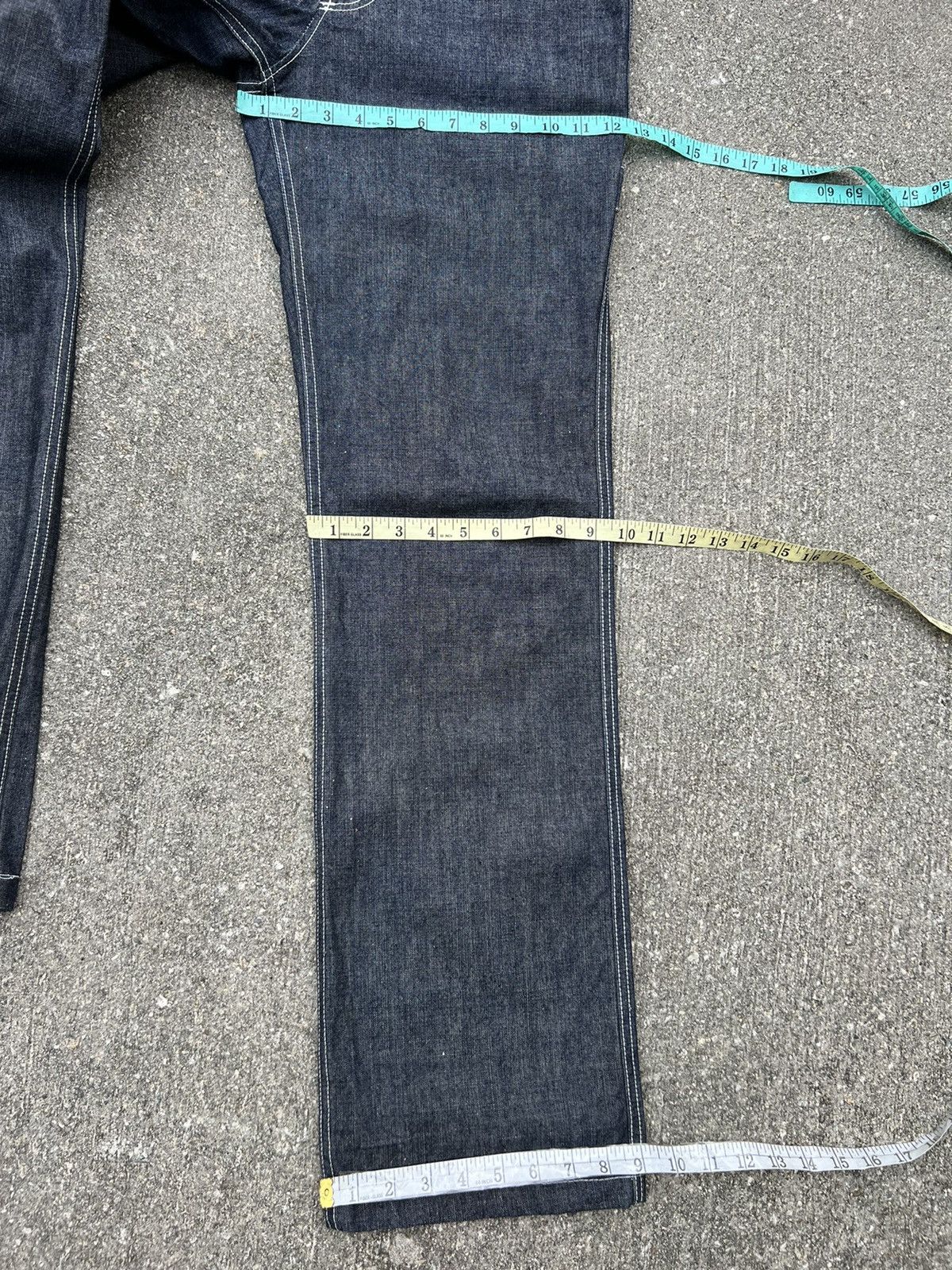 Vintage Vintage Perfect World Japan Baggy Hybrid Denim Cargo Trouser Size US 30 / EU 46 - 20 Thumbnail