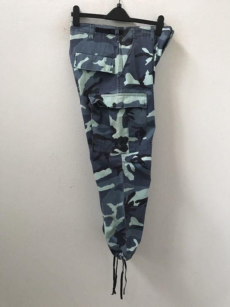 Rothco Blue Camouflage Combat Cargo Trouser Pant Made in Usa Size US 31 - 12 Thumbnail