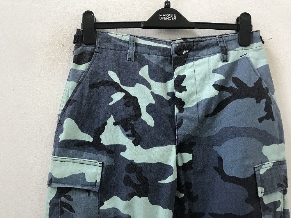 Rothco Blue Camouflage Combat Cargo Trouser Pant Made in Usa Size US 31 - 2 Thumbnail