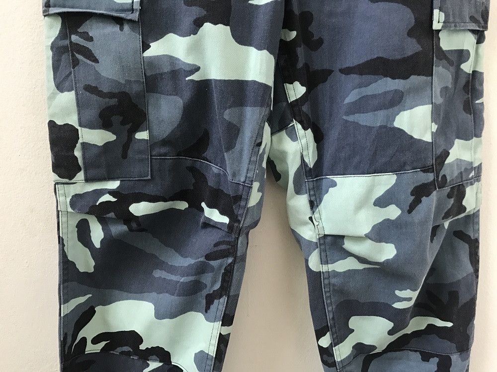 Rothco Blue Camouflage Combat Cargo Trouser Pant Made in Usa Size US 31 - 3 Thumbnail