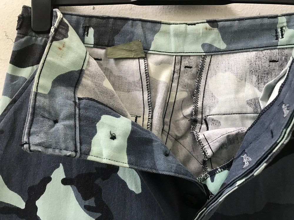 Rothco Blue Camouflage Combat Cargo Trouser Pant Made in Usa Size US 31 - 7 Thumbnail