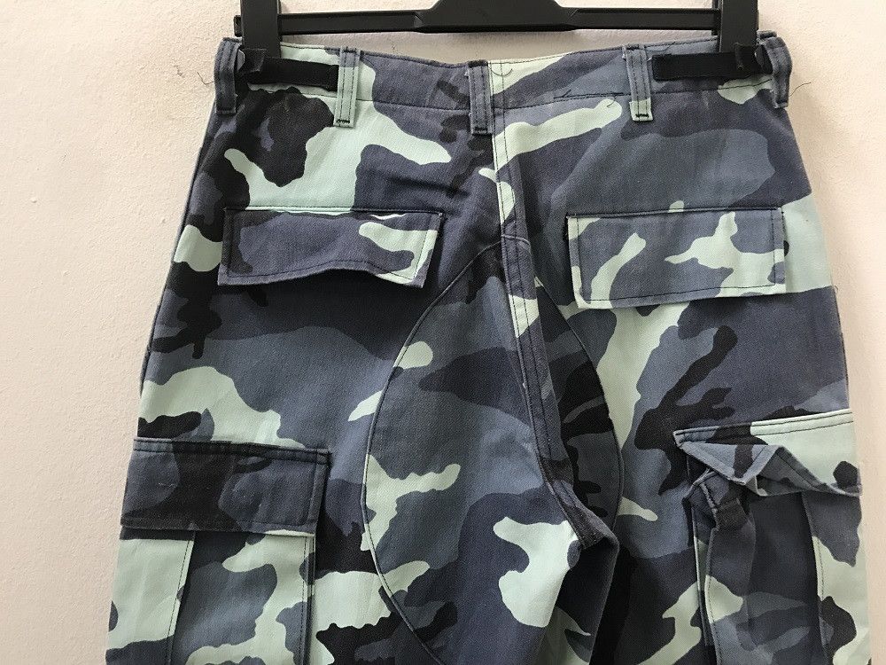 Rothco Blue Camouflage Combat Cargo Trouser Pant Made in Usa Size US 31 - 9 Thumbnail