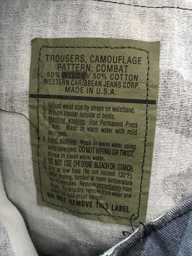 Rothco Blue Camouflage Combat Cargo Trouser Pant Made in Usa Size US 31 - 14 Thumbnail