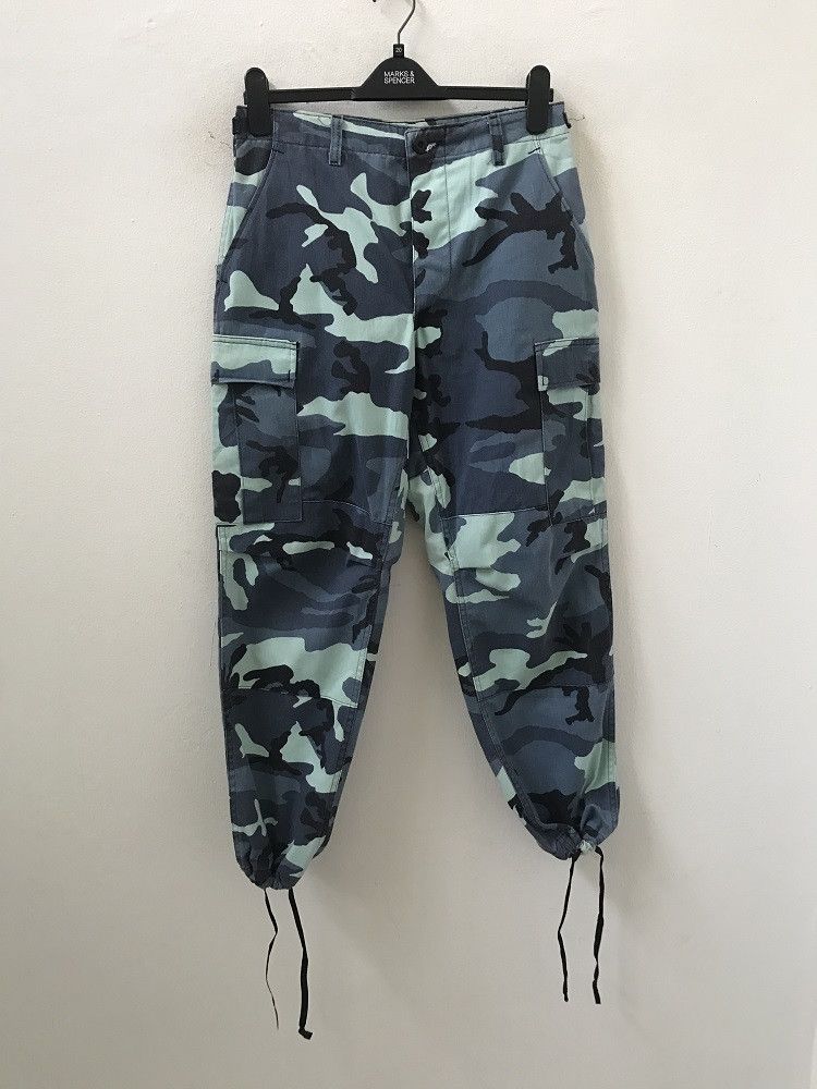 Rothco Blue Camouflage Combat Cargo Trouser Pant Made in Usa Size US 31 - 1 Thumbnail