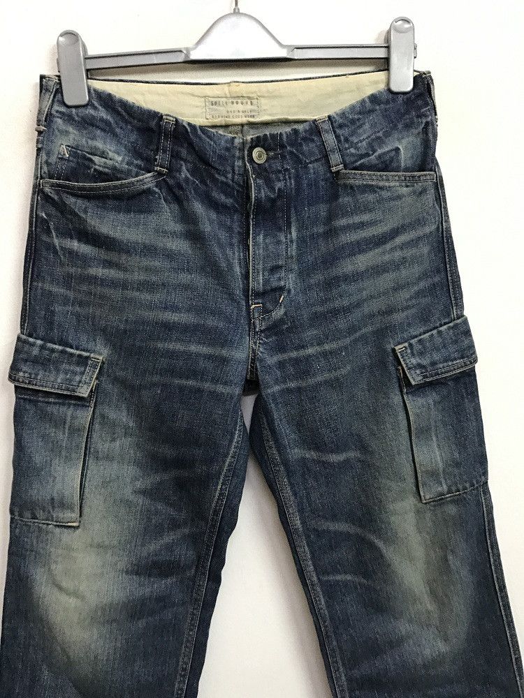 Spellbound SPELLBOUND Japan Cargo Faded Denim Size US 31 - 3 Thumbnail