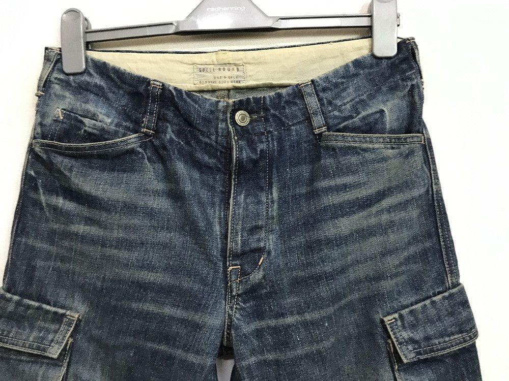 Spellbound SPELLBOUND Japan Cargo Faded Denim Size US 31 - 4 Thumbnail