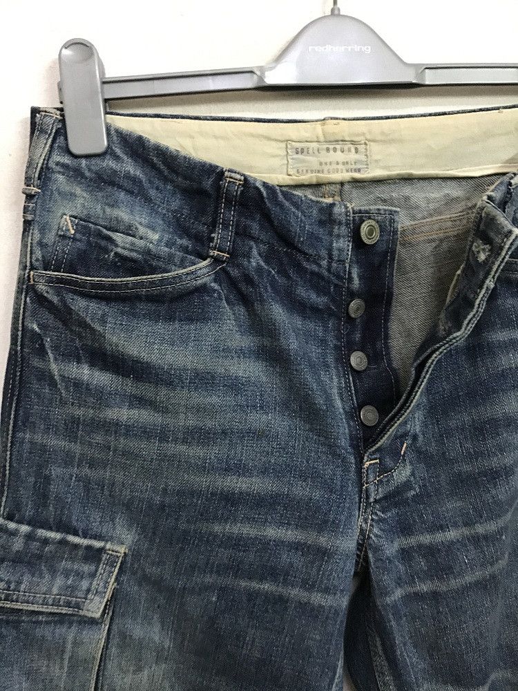 Spellbound SPELLBOUND Japan Cargo Faded Denim Size US 31 - 5 Thumbnail