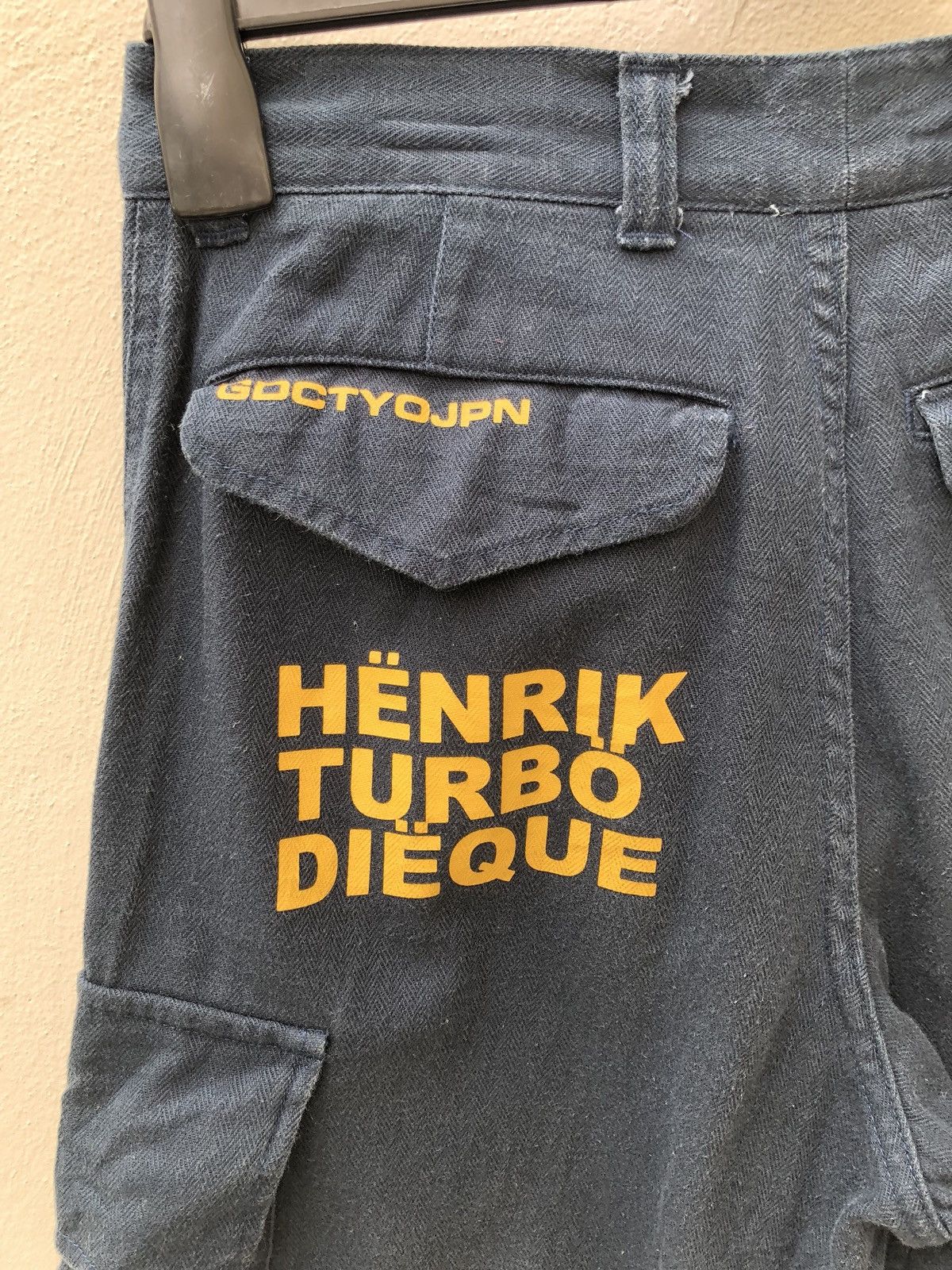 Narcotic GDC Japan GDC Modern Force Navy Blue Cargo Trouser Pant Size US 29 - 7 Thumbnail