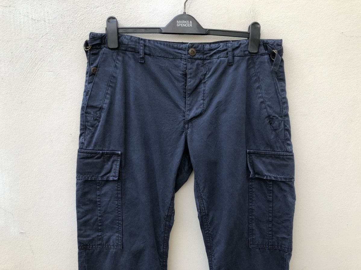 Woolrich Woolen Mills Woolrich John Rich & Bros Distressed Navy Blue Cargo Size US 33 - 2 Thumbnail