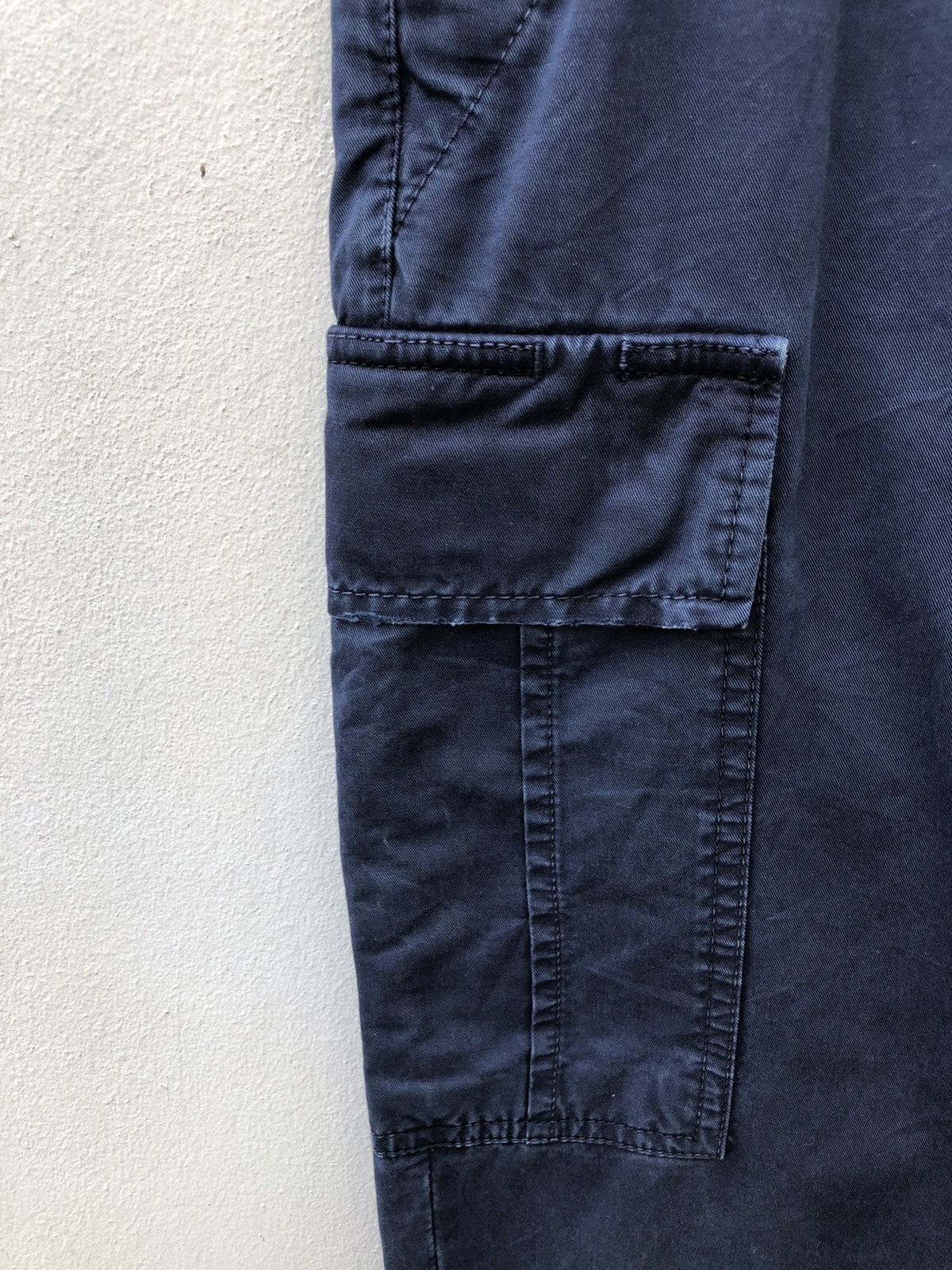 Woolrich Woolen Mills Woolrich John Rich & Bros Distressed Navy Blue Cargo Size US 33 - 6 Thumbnail