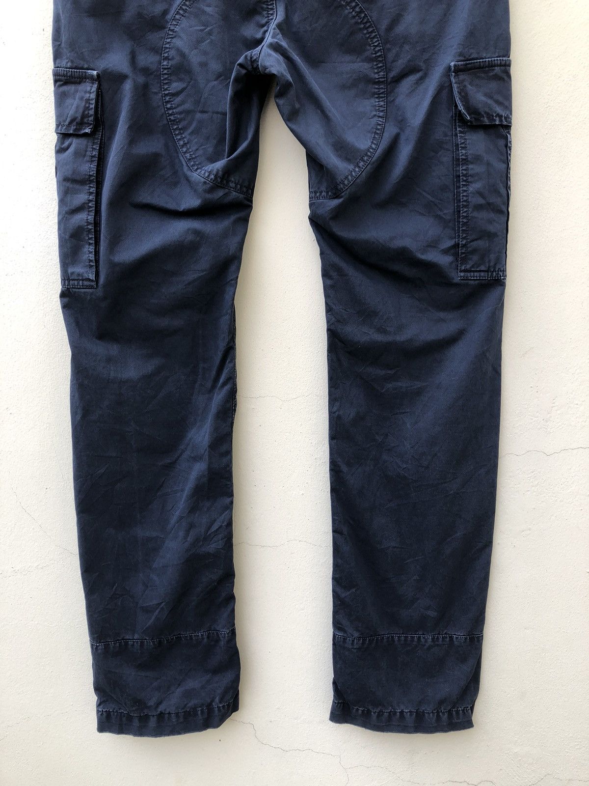 Woolrich Woolen Mills Woolrich John Rich & Bros Distressed Navy Blue Cargo Size US 33 - 12 Thumbnail