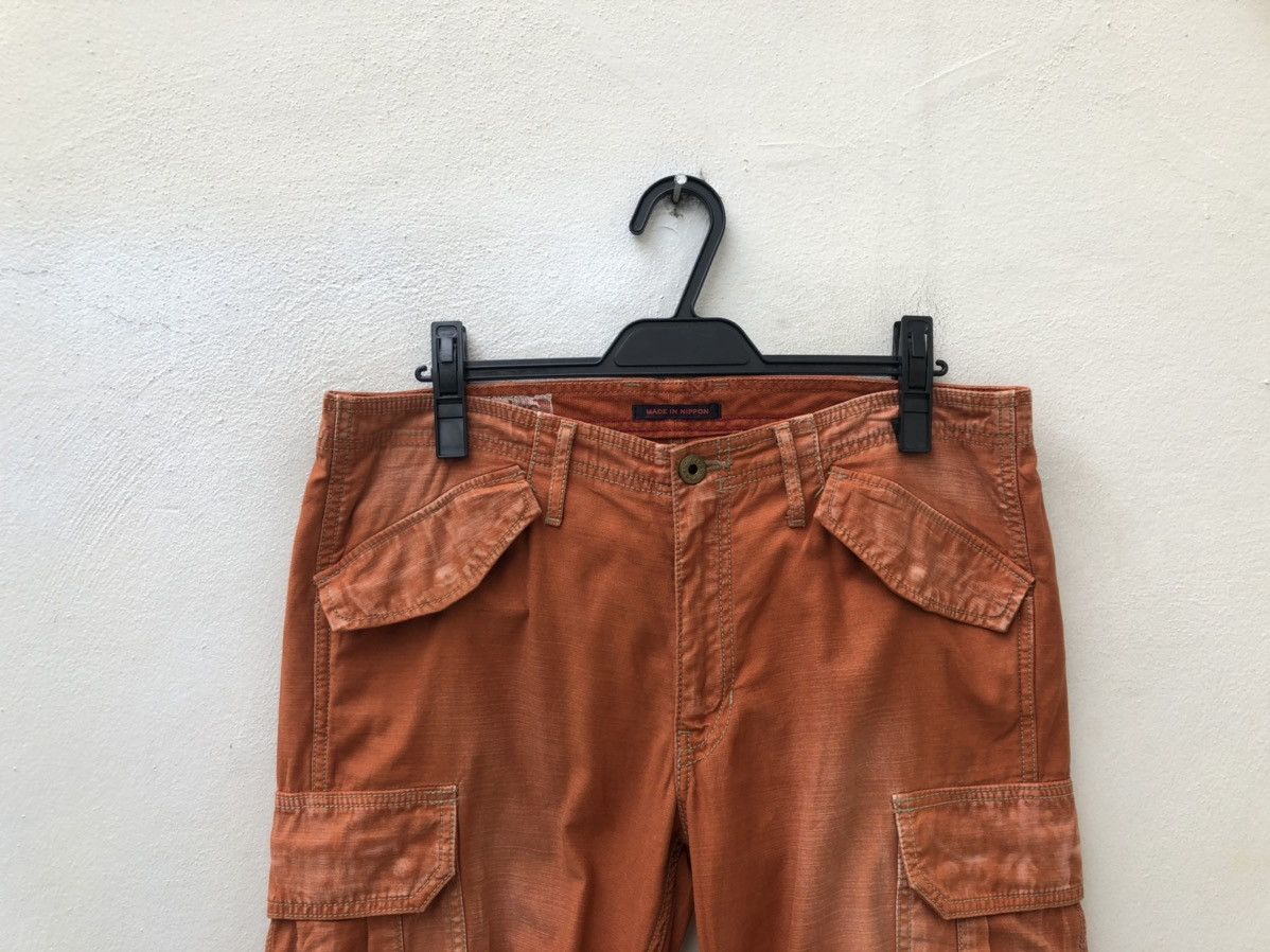 Vintage Vintage Surplus X Blue Way Japan Fade Orange Cargo Trouser Size US 32 / EU 48 - 7 Thumbnail