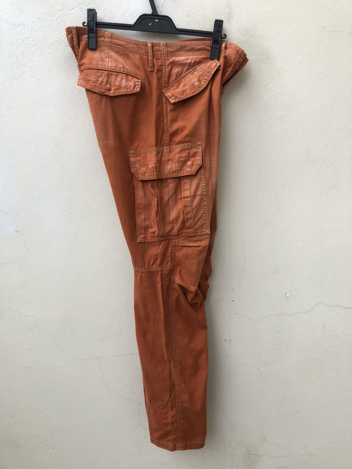 Vintage Vintage Surplus X Blue Way Japan Fade Orange Cargo Trouser Size US 32 / EU 48 - 20 Thumbnail
