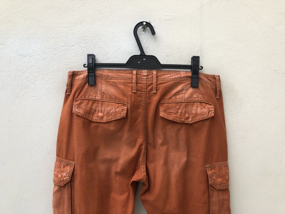Vintage Vintage Surplus X Blue Way Japan Fade Orange Cargo Trouser Size US 32 / EU 48 - 15 Thumbnail