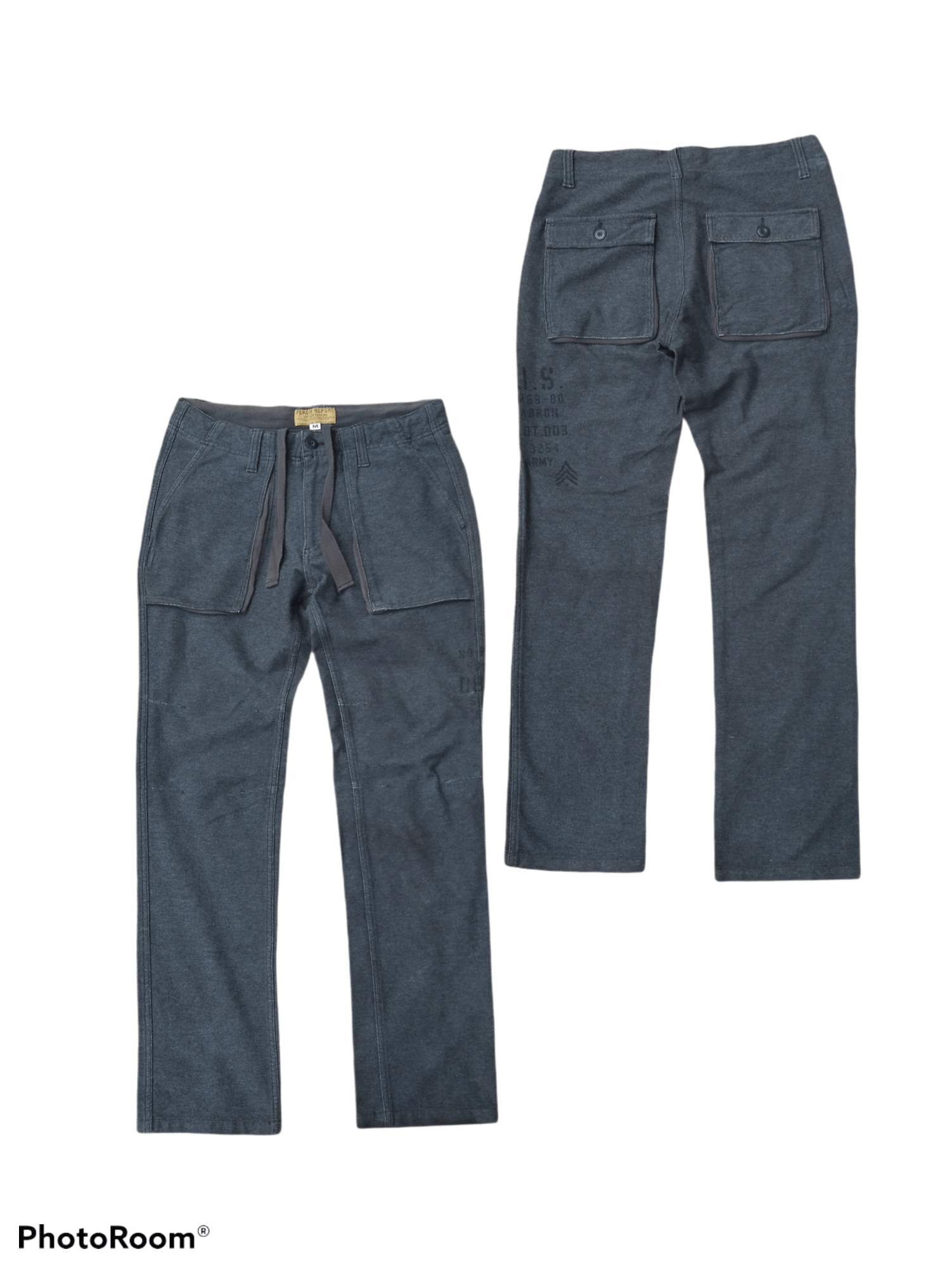 Japanese Brand JAPANESE BRAND BUSH PANTS FLASH REPORT VINTAGE FATIGUES Size US 32 / EU 48 - 1 Thumbnail