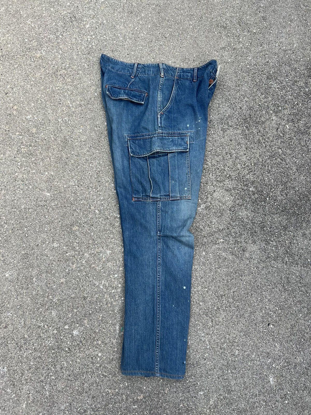 Sanca Sanca Japan Splatter Paint Denim Cargo Size US 32 / EU 48 - 3 Thumbnail