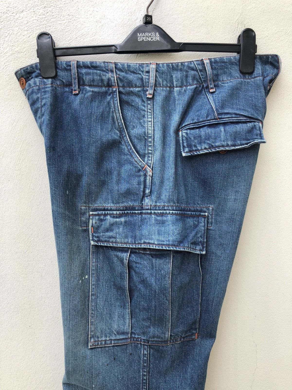 Sanca Sanca Japan Splatter Paint Denim Cargo Size US 32 / EU 48 - 15 Thumbnail