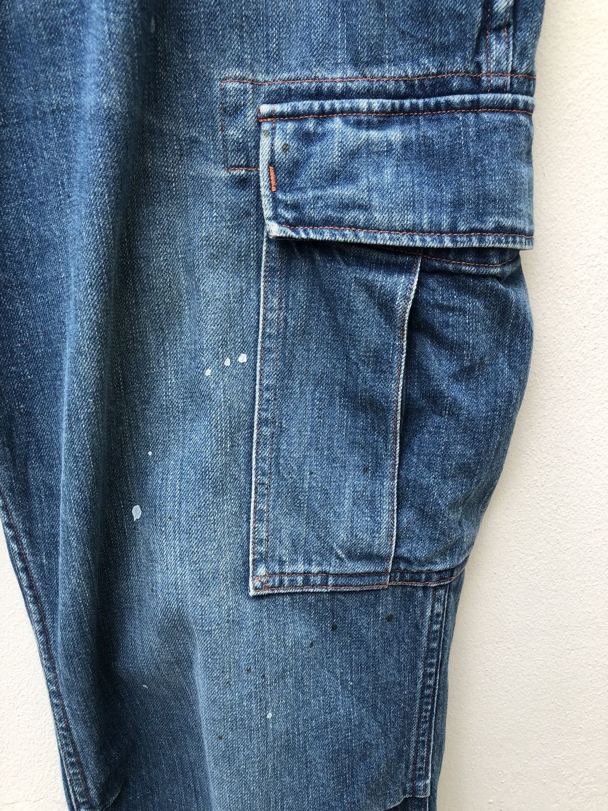 Sanca Sanca Japan Splatter Paint Denim Cargo Size US 32 / EU 48 - 7 Thumbnail