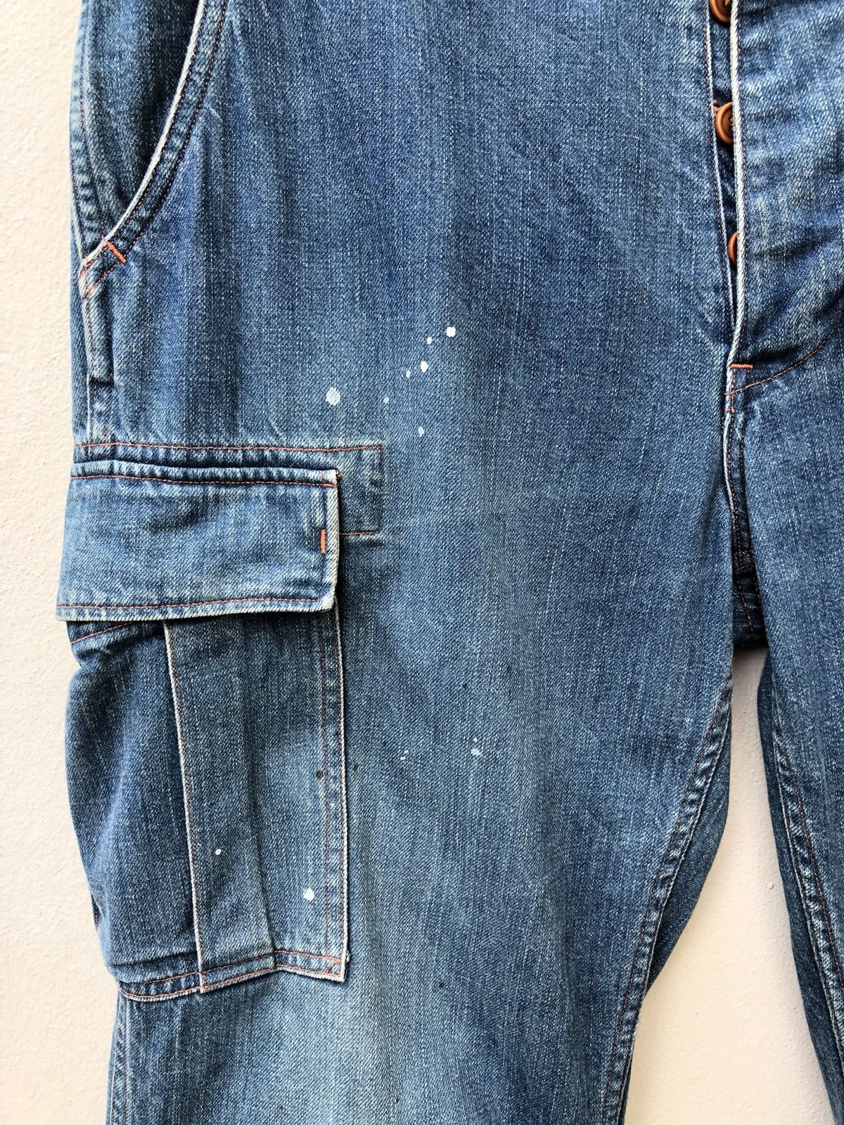 Sanca Sanca Japan Splatter Paint Denim Cargo Size US 32 / EU 48 - 6 Thumbnail