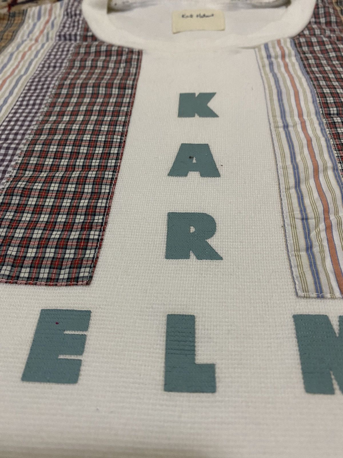 Vintage Karl Helmut Patched Pink House Tshirt Menswear