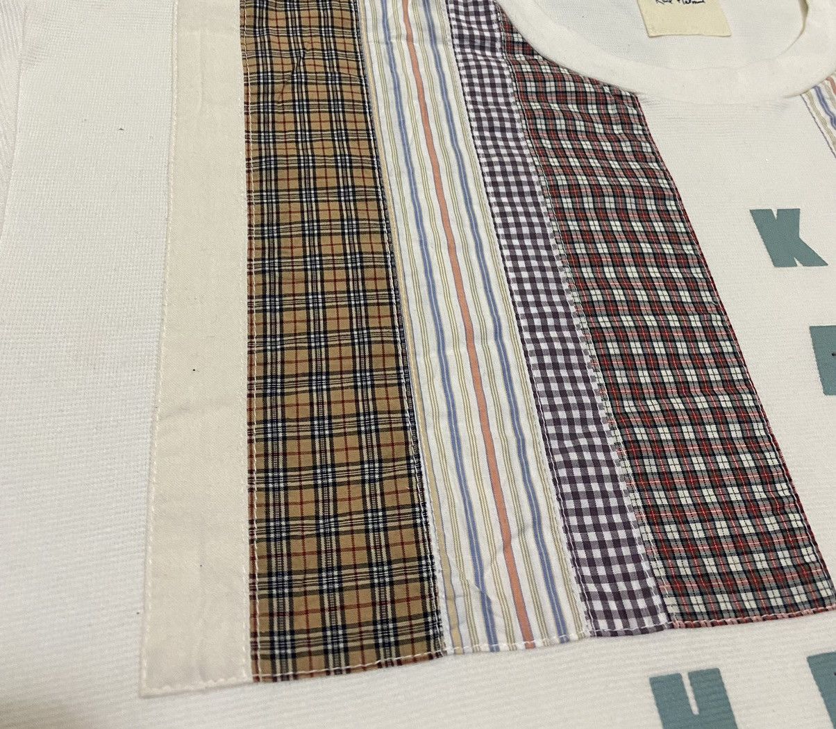 Vintage Karl Helmut Patched Pink House Tshirt Menswear