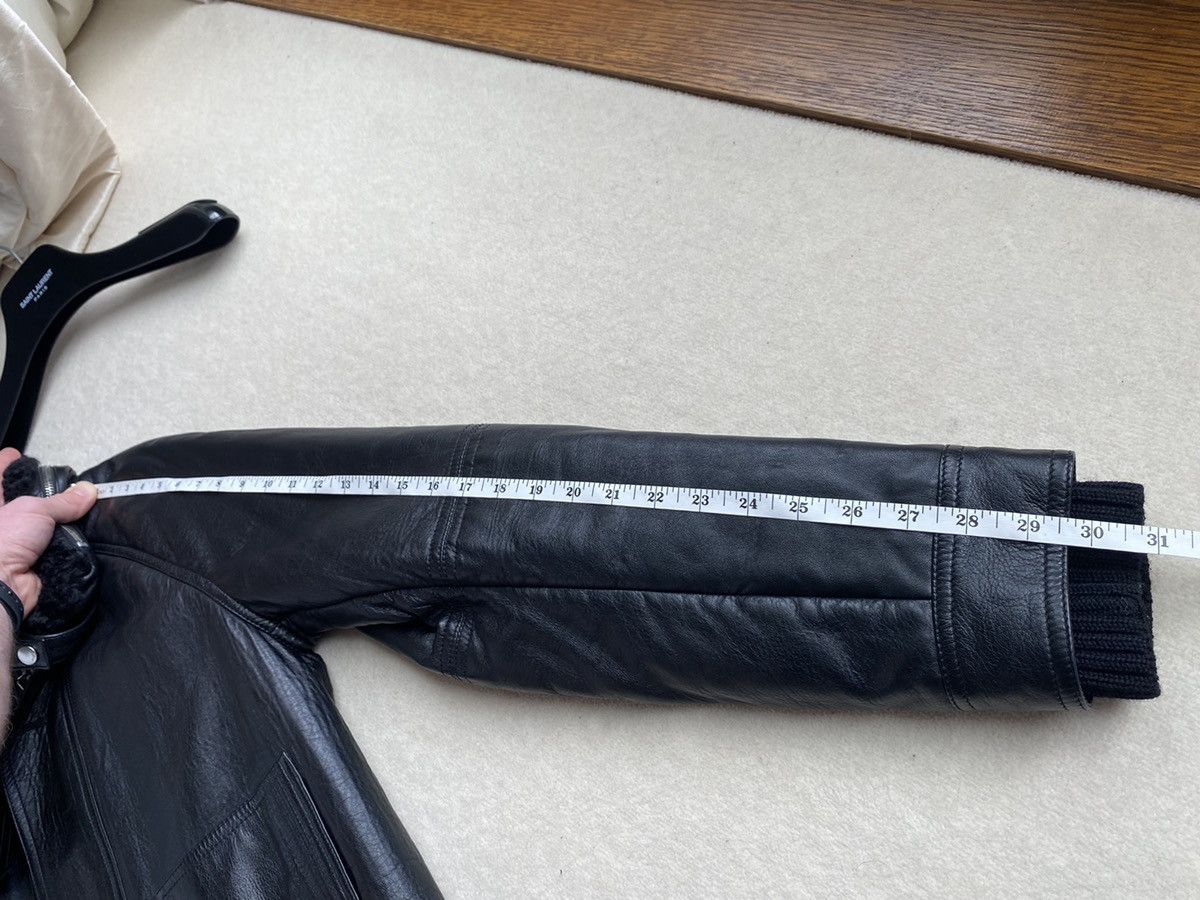 Saint Laurent Paris $6795 Leather shearling aviator jacket Saint Laurent Size US S / EU 44-46 / 1 - 8 Thumbnail