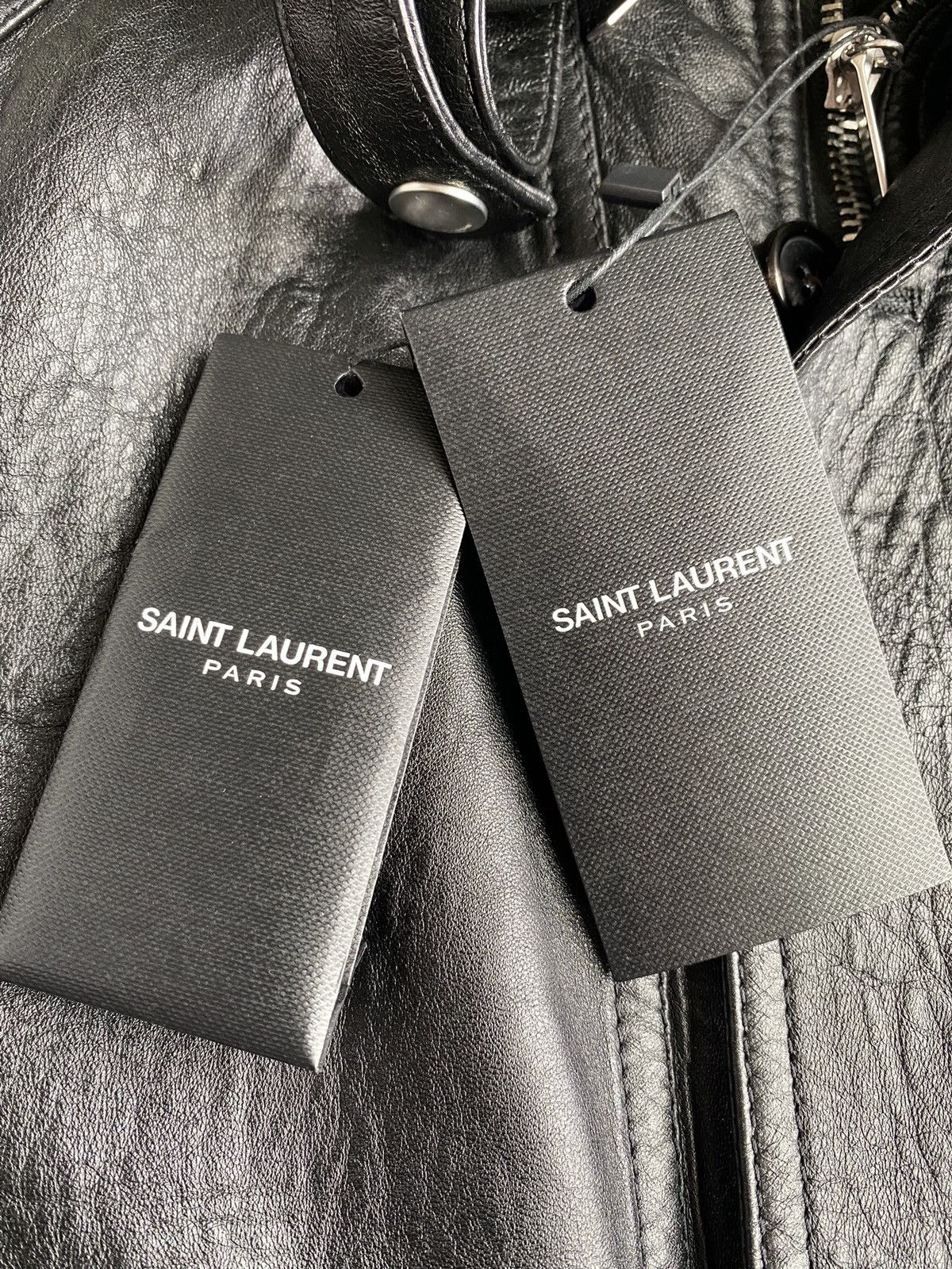 Saint Laurent Paris $6795 Leather shearling aviator jacket Saint Laurent Size US S / EU 44-46 / 1 - 25 Thumbnail