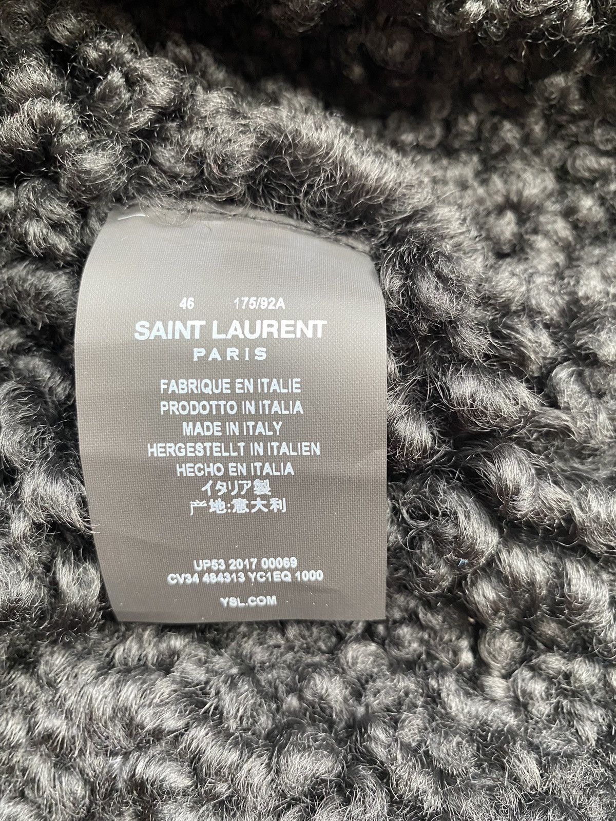 Saint Laurent Paris $6795 Leather shearling aviator jacket Saint Laurent Size US S / EU 44-46 / 1 - 10 Thumbnail