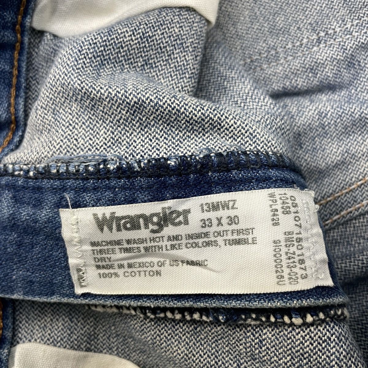 Vintage × Wrangler Vintage Wrangler Faded Jeans wc-199 Size US 33 - 5 Thumbnail
