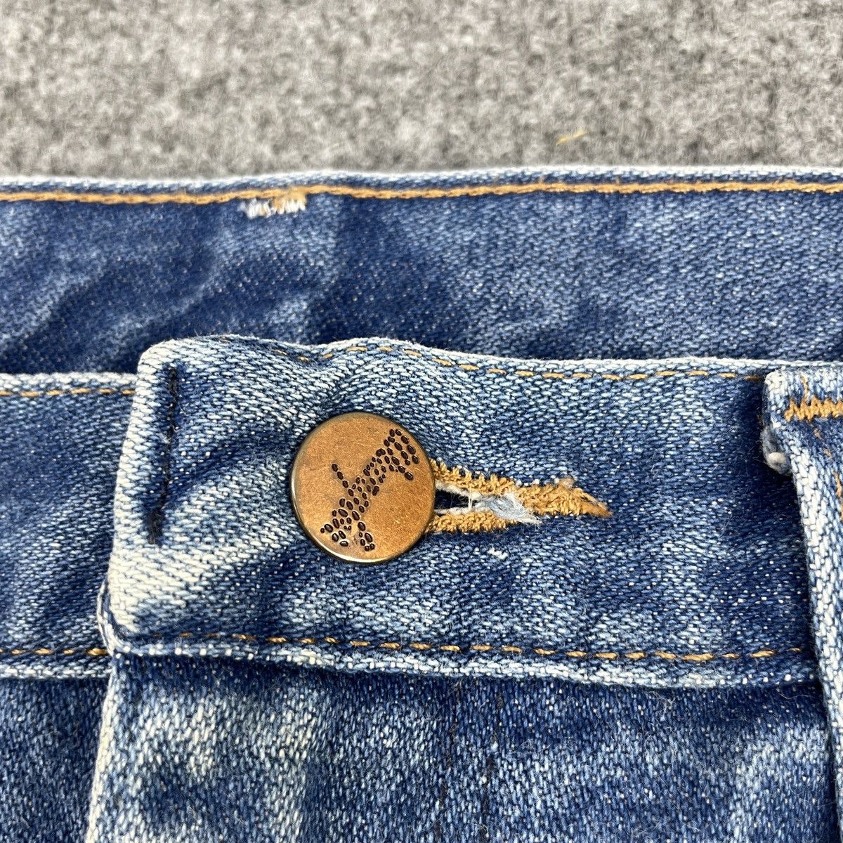 Vintage × Wrangler Vintage Wrangler Distressed Faded Jeans wc-200 Size US 32 / EU 48 - 5 Thumbnail