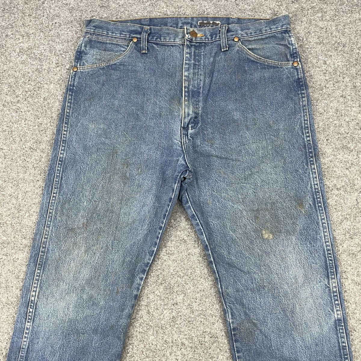 Vintage × Wrangler Vintage Wrangler Faded Jeans wc-198 Size US 36 / EU 52 - 3 Thumbnail