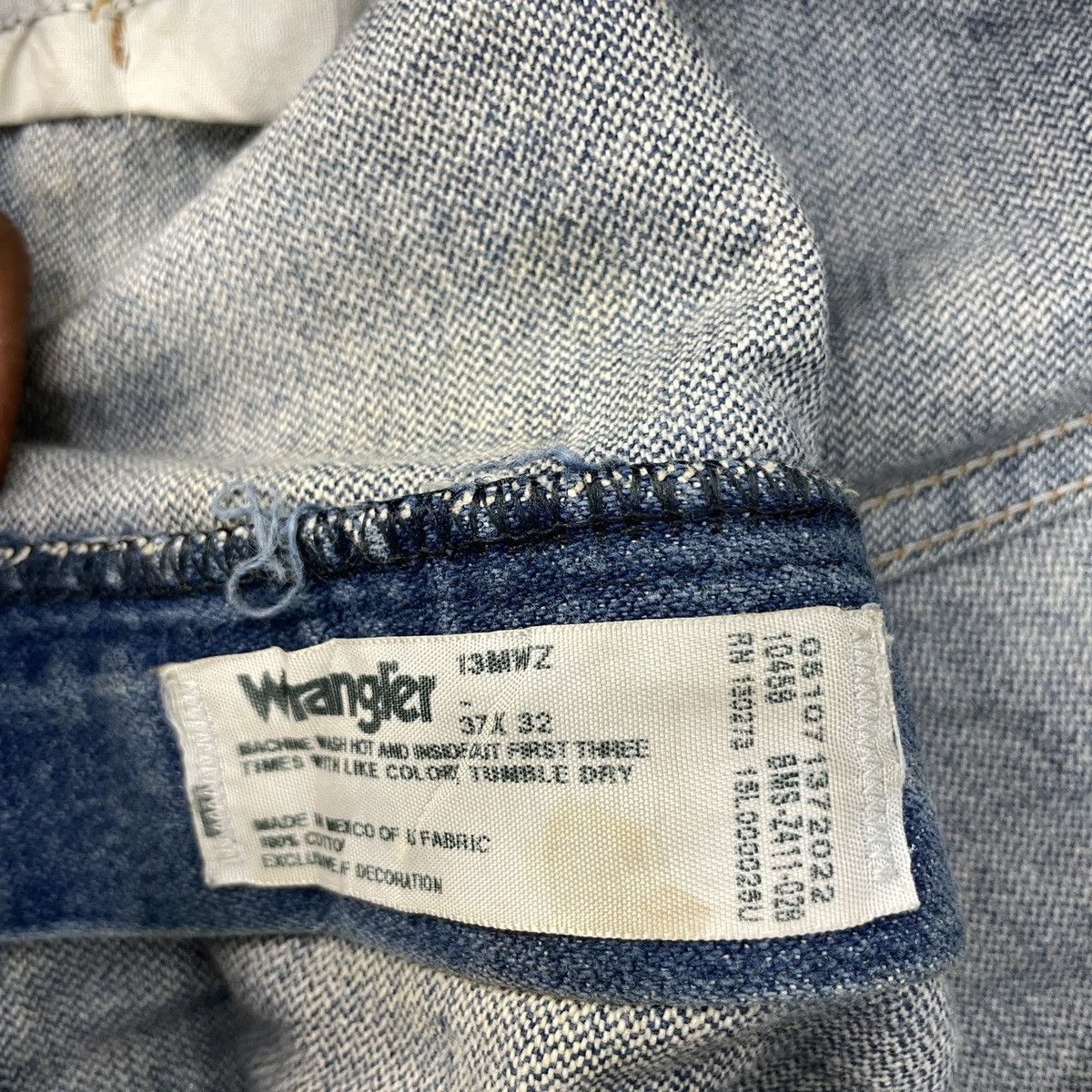 Vintage × Wrangler Vintage Wrangler Faded Jeans wc-198 Size US 36 / EU 52 - 6 Thumbnail