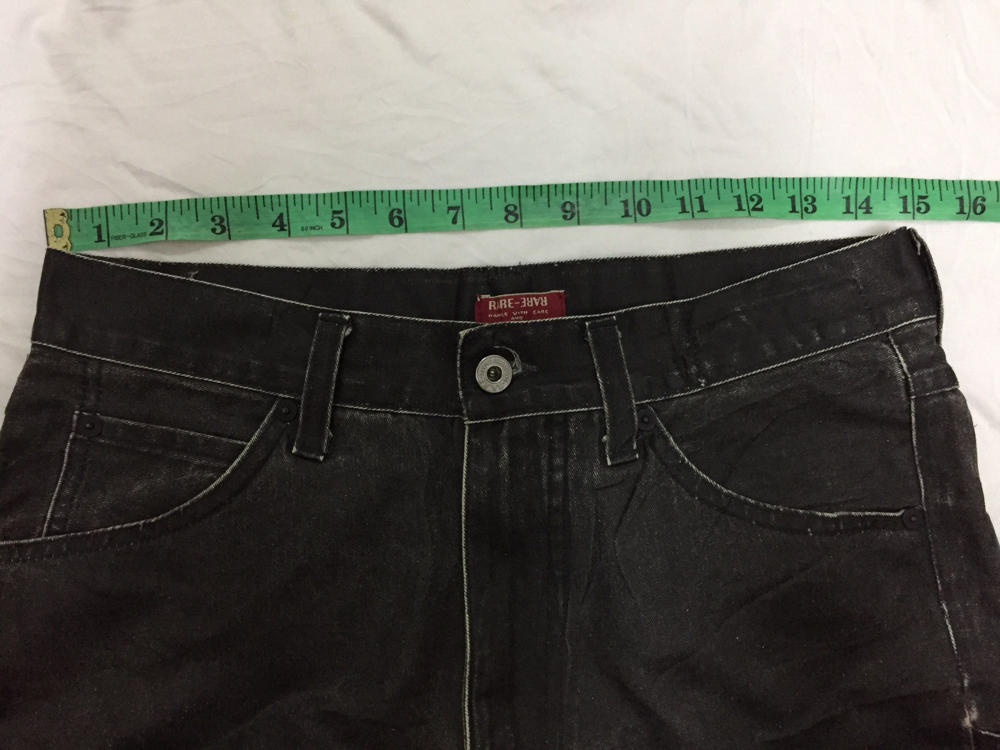 If Six Was Nine × Isamu Katayama Backlash RA.RE Leather chrome Heart pocket wax pants made in Italy Size US 29 - 15 Thumbnail