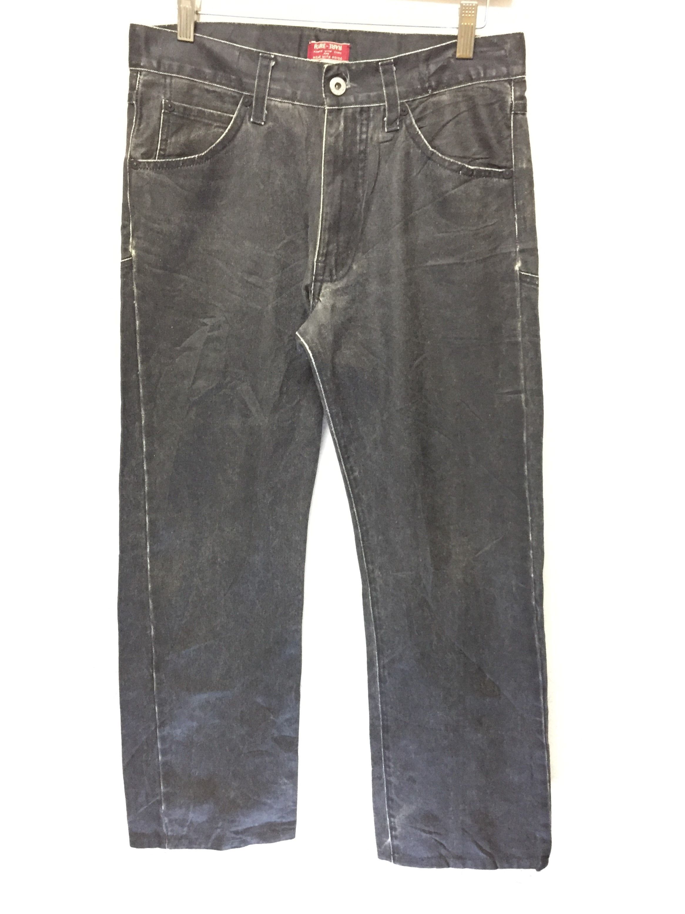 If Six Was Nine × Isamu Katayama Backlash RA.RE Leather chrome Heart pocket wax pants made in Italy Size US 29 - 7 Thumbnail