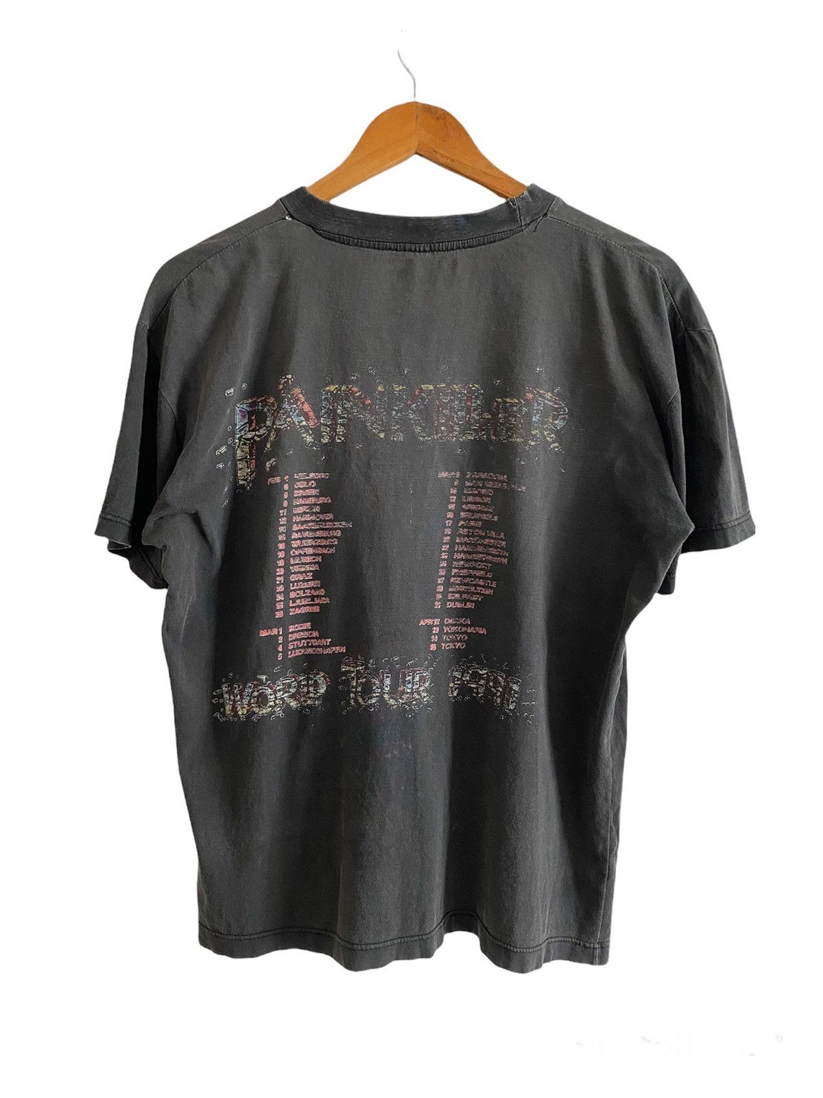 Band Tees × Vintage VINTAGE 1991 JUDAS PRIEST PAINKILLER TOUR SHIRT Size US M / EU 48-50 / 2 - 2 Thumbnail