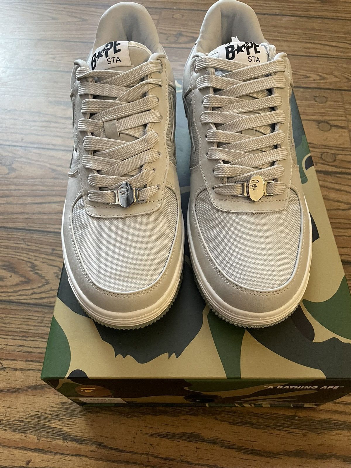 Bape Bape Text Code Camo Bapestas (NEW) Size US 9 / EU 42 - 4 Thumbnail