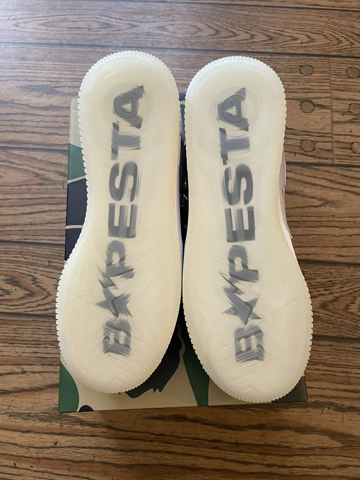 Bape Bape Text Code Camo Bapestas (NEW) Size US 9 / EU 42 - 5 Thumbnail
