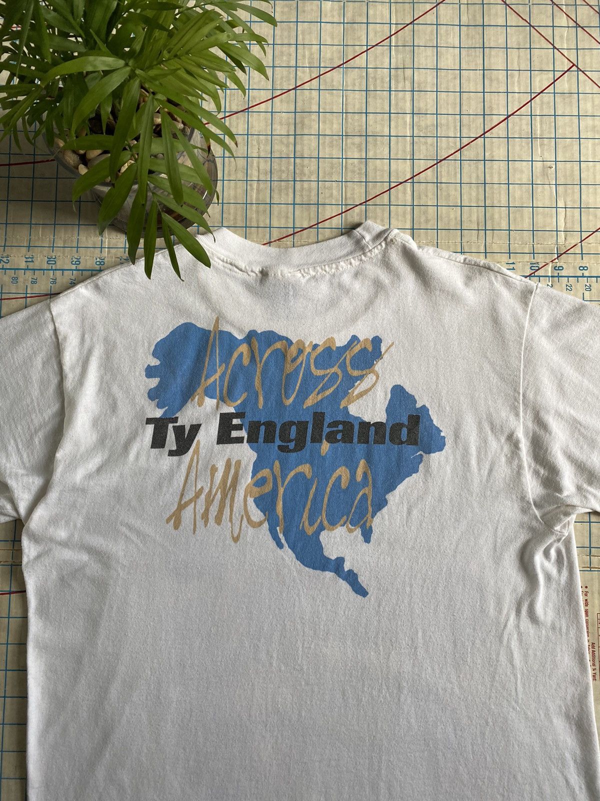 Band Tees × Vintage Vintage Ty England Across America Tour Tee Country Large Size US L / EU 52-54 / 3 - 9 Thumbnail