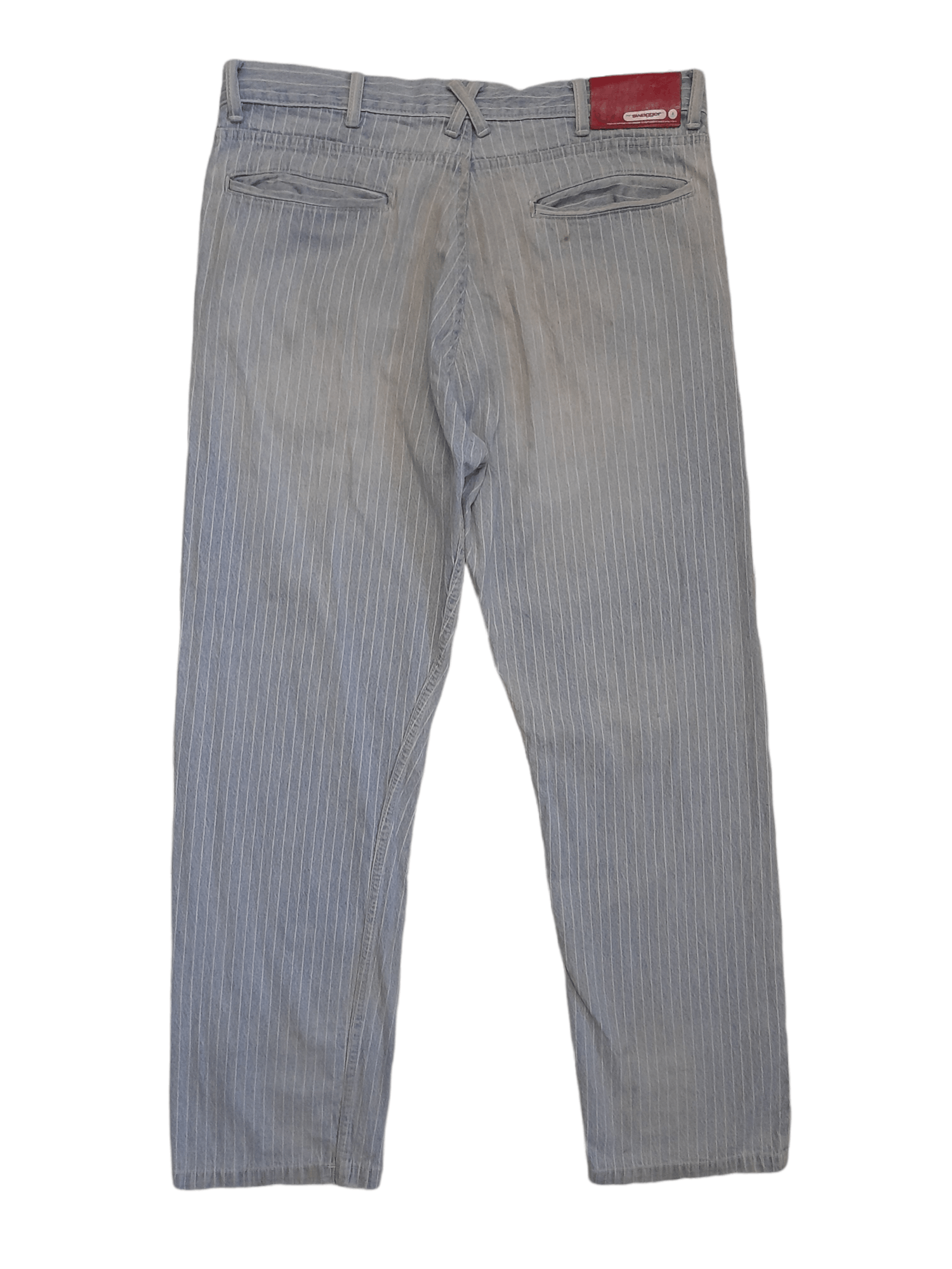 Swagger Swagger Hickory Stripe Denim Pant (E215) w33 Size US 33 - 5 Thumbnail